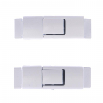 2 tk/komplekt Laisk kingapael, lipsu lukuta kingapaelad, fikseeritud artefakt must