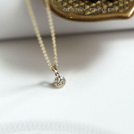 925 Sterling h&otilde;bedane geomeetriline veetilga kaelakee, naiste lihtne rangluukett, mood temperament ripats Ehted l&auml;ikiv tsirkoon 40cm plaatina