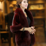 Luksuslik elegantne naiste kunstlik naarits ka&scaron;miir talvine soe karusnahast mantel Sall Cape mood soliidne naiste kunstkarusnahk Pashmina pont&scaron;o One Size