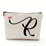 Kosmeetikakott Stiilse kirjamustriga meigihoiukott T&otilde;mblukuga suletav reisimeigikorraldaja naistele Ema s&otilde;brad K