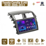 Androidi autoraadio Toyota Corolla E140 E150 2006-2013 jaoks Multimeediapleier Peaseade Stereo GPS Navigatsioon BT WIFI 1+16GB 1+16GB