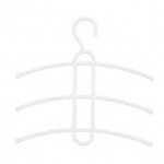 Kolmekihiline kalaluu ​​plastikust riidenagi Ruumis&auml;&auml;stlik riidekapi nagid riidepuud valge