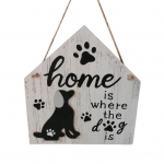 Wood Sign Cartoon Cat House Korduvkasutatav Boxwood Pilkup&uuml;&uuml;dev Koer Rippsild Aiakaunistus Cat