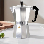 Alumiiniumist mokakann, kohvikann, kaheksanurkne kann, espresso kohvikann, v&auml;lik&auml;mpingu tarvikud