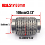 V&auml;ljalasketoru painduv toru painduv sidur koos blokeeringuga &uuml;lipaindliku sisselaskeavaga 51/2 tolli 304 roostevabast terasest pikkus:100/120/200/300 mm