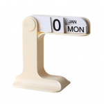 Flip Perpetual Calendar 2024&ndash;2025 Plastikust lauakalender Kuu igan&auml;dalane korraldaja P&auml;evakava Planeerija T&ouml;&ouml;laua kaunistused Kodukontori sisustus must