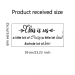 WZ9056 Inglise slogan Kontori &otilde;ppeseina kaunistus Seinakleebis Isekleepuv 25*59cm/WZ9056