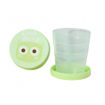 1 tk 100 ml kokkupandav kaanega tass Kaasaskantav korduvkasutatav plastikust veetass Multikas kokkupandav suuveetops reisimiseks &otilde;ues kasutatava joogitopsiga