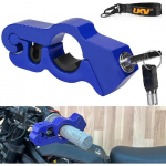 LKV mootorratta juhtraua lukk vargusevastane piduri k&auml;epide gaasipedaali lukk punane reguleeritav universaalne t&otilde;ukeratta mopeedide ATV jaoks Blue-1 Pack