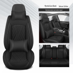 Uued perforeeritud nahast autoistmepadjad: Hingav, t&auml;iskattega, hooaeg, universaalne (24-pakk, 5-kohaline)