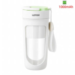 Uus elektriline mahlapress Mini kaasaskantav segisti puuviljamikserid Apelsini ekstraktorid Juhtmevaba mahlapress masin j&auml;&auml; purustamise smuutid 1000mAh valge