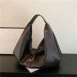 Suured Mustad &Otilde;lakotid Naistele Suur Hobo Ostukott &Uuml;hev&auml;rviline Kvaliteetne PU Nahast Risti-keha K&auml;ekott Daami Reisi T&ouml;&ouml;kotiga Kott 43x13x32cm kohv