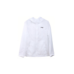 Li Ning &Uuml;hev&auml;rviline Kapuutsiga Pikkade Varrukatega &Uuml;likerge P&auml;ikesekaitsejakk Unisex jakid Valge YFDT065-1 S