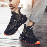 Meeste jalan&otilde;ud Korvpallitossud Kevads&uuml;gis Blade jooksujalatsid K&otilde;rge &uuml;laosaga kingad Meeste vedru 39 must