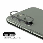 Samsung Galaxy S23 Ultra kaamera objektiivi kaitsekile &ndash; t&auml;ielikult kattev metallist kleebis S23 Ultra Aluminum Sheet must