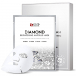 SNP Diamond Brightening Ampoule Mask,  whitening + anti-aging + detoxification, Moisturizing, Korean Cosmetics, Kbeauty, sample