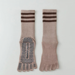 Five Finger Split Toe Jooga Sokid Naiste Professionaalsed Pilates Sokid Puuvillased Libisemisvastased Mid Tube sisetantsud Fitness Spordisokid