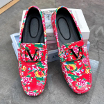 Uued Luksuslikud Loaferid Meestele K&auml;sit&ouml;&ouml;na Valmistatud Nahast Kingad Vabaaja S&otilde;idujalatsid Slip-on Kingad Meestele Mugavad Mokassiinid Kingad Meestele Suurus 38-48 38 punane