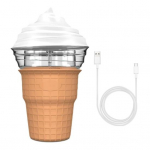 Elektriline j&auml;&auml;tisemasin kiire isetehtud puuviljaj&auml;&auml;tisemasin omatehtud Gelato sorbetijogurti piimakokteilijookide jaoks