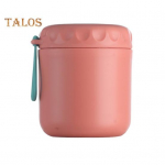 Isoleeritud supitass, suletud lekkekindel termiline 430 ml toidupurk, roostevabast terasest termokruus kaerahelbepudru jaoks, pere l&otilde;unas&ouml;&ouml;gikonteiner heleroheline v&auml;rv