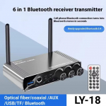 Bluetooth 5.4 saatja vastuv&otilde;tja madala latentsusega 3,5 mm AUX pesa koaksiaalne optiline juhtmevaba heliadapter arvutiteleri autok&otilde;lari jaoks