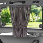 Auto p&auml;ikesevarju k&uuml;lgmised p&auml;ikesevarjud aknakardinale aknakardinale kokkupandav 65x50cm tumehall Lihtne paigaldada uus CHINA