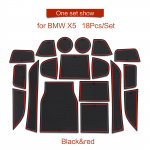 Smabee Uksepilu Matt BMW X5 2019 - 2024 Libisemiskindel Ukse Soon Pad Topsihoidja Siseaksessuaarid Kummist Alusalus 18 tk/komplekt