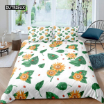 Lepatriinu tekikottide komplekt 3D lepatriinu tr&uuml;kiga voodipesukomplekt lastele poistele t&uuml;drukutele lendav entomoloogia 2/3 tk pehme kuningliku suurusega tekikate AU Double(180x210cm)