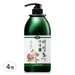 Double Mo Houttuynia cordata scalp shampoo, 1L, 4 ea. black