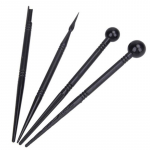 4 tk/komplekt koogi nikerdatud pliiatsid Lillede modelleerimisvahendid Fondant kookide kaunistamiseks vormid t&ouml;&ouml;riistad k&uuml;psetusn&otilde;ud