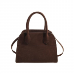 Vintage matt suure mahutavusega kandekott Naiste s&uuml;gisene ja talvine seemisnahast portfell vabaaja mitmek&uuml;lgne k&auml;ekott Large without shoulder strap: 38 * 23 * 26