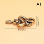 Vasest messingist minimadu Antiik-pronkskaunistusega kujukesed sisekujunduseks T&ouml;&ouml;laua ornament Puhta vase miniatuuride kuju A1