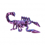 3D-prinditud skorpioni kujukeste liigutatavate liigeste simulatsioon Scorpion figuur Liigendatud loomamudel M&auml;nguasi Kodukontori raamaturiiul t&ouml;&ouml;laua kaunistus