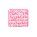 1 tk 3D t&auml;hestiku t&auml;htede kuju silikoonist koogivorm Fondant &scaron;okolaadivormi t&ouml;&ouml;riistad k&uuml;psetusn&otilde;ud One Size sinine