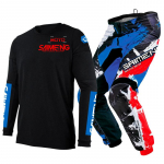 motokrossi k&auml;igukomplekt lastele 4 5 6 7 8 9 10 11 12 13 aastat Noor laps Mootorrattapoiss t&uuml;druk Jersey Pant Kits v&otilde;istluskost&uuml;&uuml;m Off-road Enduro MX MTB XXL-28