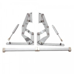 Kapi ukse hinged vertikaalne p&ouml;&ouml;rdt&otilde;stuk &uuml;les Stay Pneumaatiline &otilde;lg Nikkeldatud &uuml;lesp&ouml;&ouml;ramine Tugi hingede uks P&ouml;&ouml;rdt&otilde;stuk &uuml;lesp&ouml;&ouml;ramine h&otilde;be