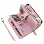 Kvaliteetne naiste rahakott RFID vargusvastased nahast rahakotid naistele pika t&otilde;mblukuga suur naiste sidurikott Naiste rahakoti kaardihoidja