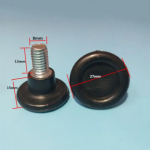 4-12 tk M5.7 M7.7 M8 kruvikujulised toolijalad Matid Reguleeritavad jalamatid M&ouml;&ouml;bel Lauajalad Kruvid Libisemisvastased jalapadjad 4PCcs