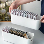 Juukseaksessuaaride Korraldaja Akr&uuml;&uuml;l Hoiukarp L&auml;bipaistev Juuksekummide Korraldaja Peapaela jaoks Pesukapslite Konteiner Lauapealne Hoiukarp A1