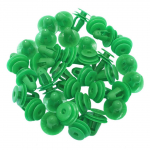 50 tk/kott 9 mm auguga uksepaneeli klambrid automaatne kinnitusklamber peugeot 206 207 208 307 308 407 408 2008 jaoks citroen c4 c5 c3 C4L jaoks roheline