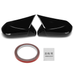 2Pcs Side Mirror Cover Cap For Toyota Yaris 2012 2013 2014 2015 2016 2017 2018 2019 2020 Door Wing Rearview Mirrors Accessories