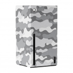 Magnetiline nutikas &uuml;mbris, lahtik&auml;iv kaitse&uuml;mbris, Xbox Series X tarvikute kaitse&uuml;mbrised, esmaklassiline PU-nahk ja pehme sisevooder 30*16*16cm kamuflaaž/valge