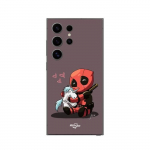 Coque Samsung Galaxy S25 Ultra B&eacute;b&eacute; Deadpool avec Licorne Maniacase