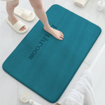 Vannitoap&otilde;randamatt Vannitoaimav ja mustade jalgade matt Majapidamises libisemiskindel matt Kiiresti kuivav tualettruumi uksematt 60cm*90cm