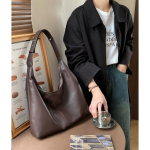 Pehme Nahast Totes Kott Naiste Vintage Premium Ehtne Nahast &Otilde;lakott Suure Mahutavusega K&auml;ealune Kott One Size must