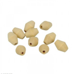 Perles en bois - Art&eacute;mio - Toupie 20x14,6mm - Lot de 10 - Marron - Bijoux personnalis&eacute;s