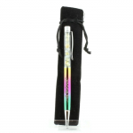 Pierres et Min&eacute;raux. Stylo min&eacute;raux Topaze du Br&eacute;sil. Couleur multicolore.