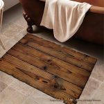 Puidumustriga diatomiitmudast p&otilde;randamatid: Sissep&auml;&auml;su-, vannitoa- ja tualettmatid 30*40cm【Small size drain mat】, Wood pattern 2