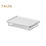 Toidu s&auml;ilituskarbiga virnastatav s&uuml;gavk&uuml;lmiku kaanega k&uuml;lmkapis k&uuml;lmumisvastane korduvkasutatavad toidukonteinerid toiduvalmistamise n&auml;dala &uuml;rtide s&auml;ilitamiseks A