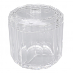 Vatipulgahoidja kaanega l&auml;bipaistev tolmukindel veekindel 3 eraldi sektsiooni vatipallid